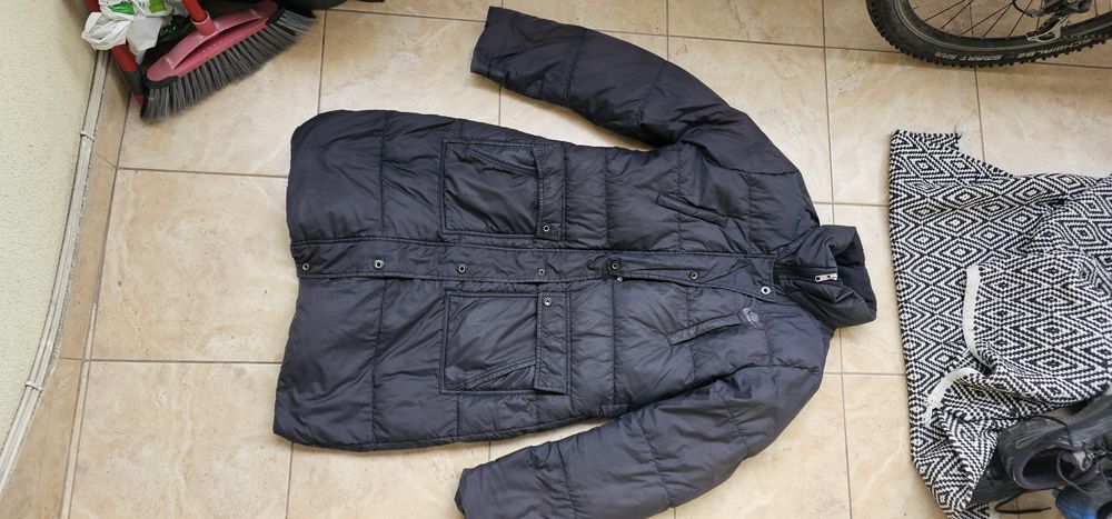 NIKE kurtka puchowa damska długa rozmiar L wymiary na zdjęciach