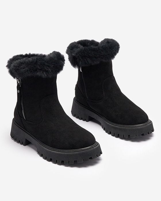 36 37 38 śniegowce 39 40 botki na grubej podeszwie zamszowe futerko zi