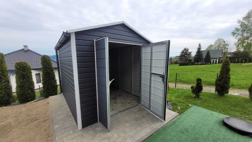 Skandynawski domek ogrodowy