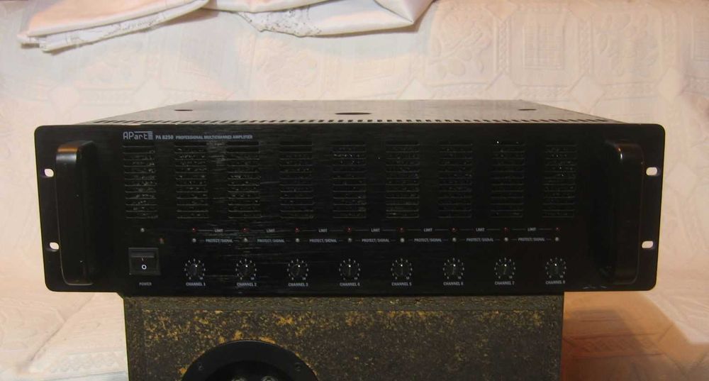 Potężny wzmacniacz 1600W Apart PA8250 sprawny 25 kg