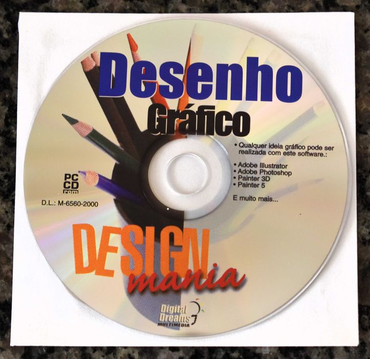 Design Mania - Desenho e Edição Electrónica (4 CD-ROM' s)