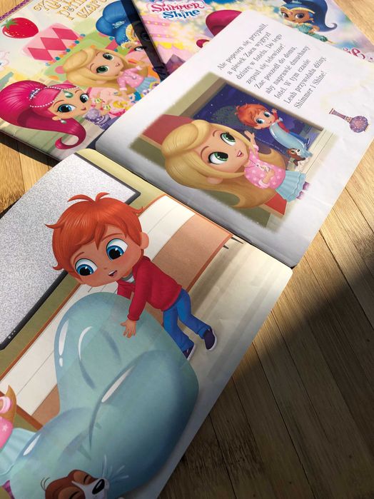 Książeczki z serii "Shimmer i Shine"