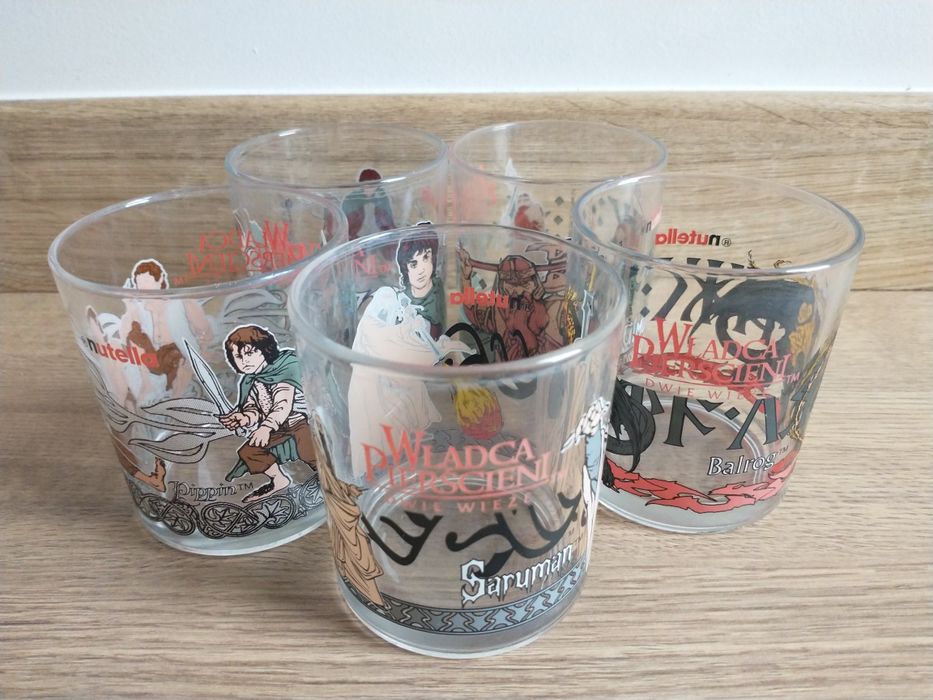 Szklanki kolekcjonerskie Władca Pierścieni Dwie Wieże 3 sztuki