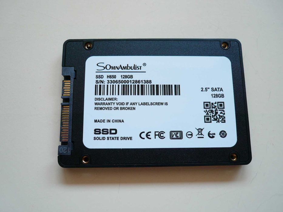 Твердотільний диск/накопичувач SomnAbulist SSD 128 Gb Sata 3.0