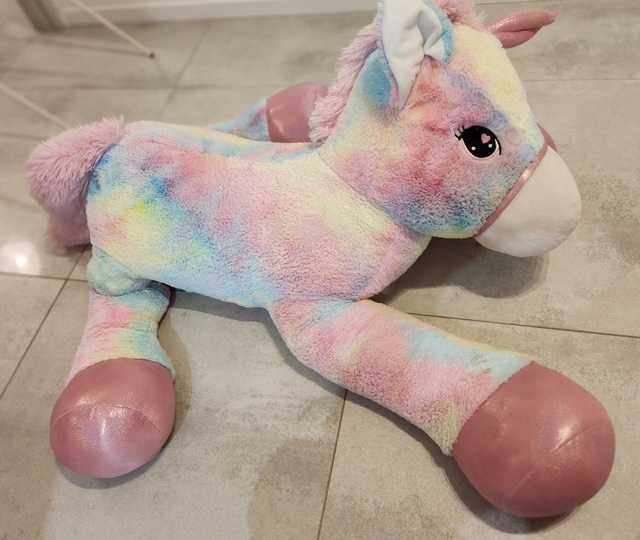 Koń pony maskotka XXL + pufa siedzisko piłka