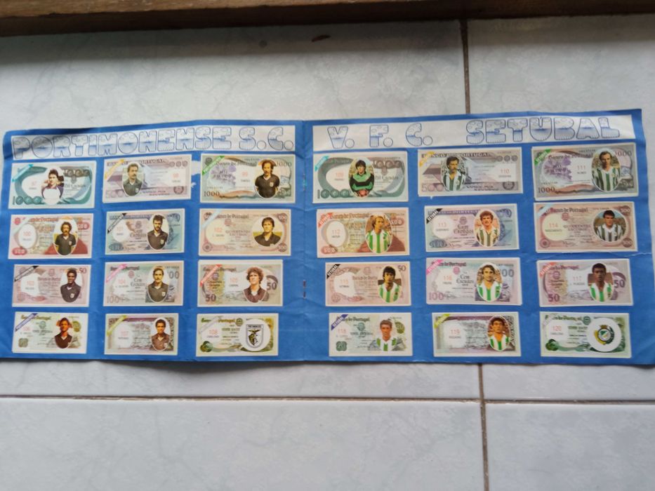 Caderneta de Futebol 83-84 (Gira a Nota)