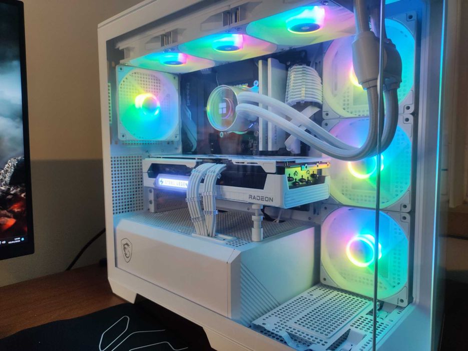 PC Gaming Ryzen 9600X • RX 9070 XT • 32GB 6000MHz • 1TB NVMe • ARGB Branco