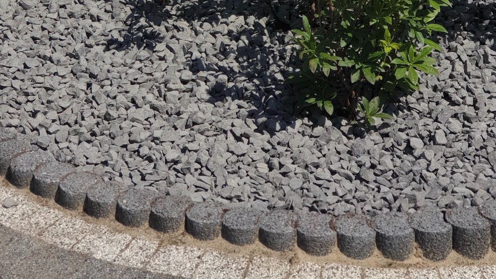Grys bazaltowy grafit, bazalt, grys grafitowy, kamienie ogrodowe