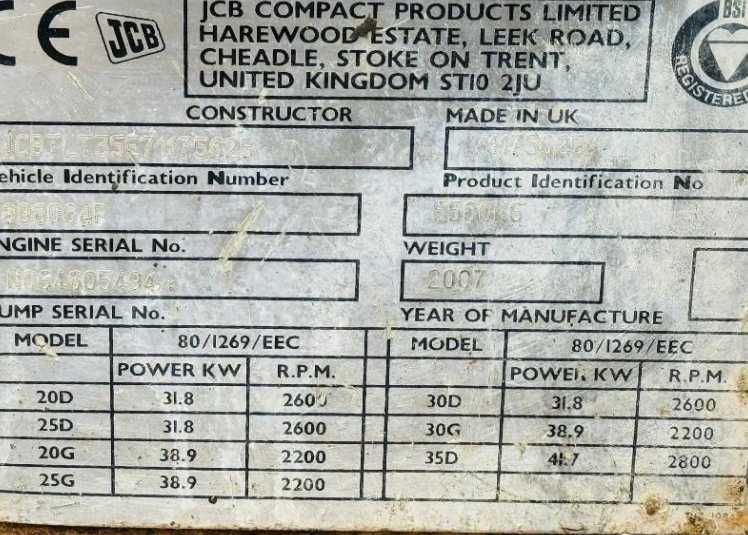 Телескопічний навантажувач JCB TLT 35D 4X4 + відео роботи