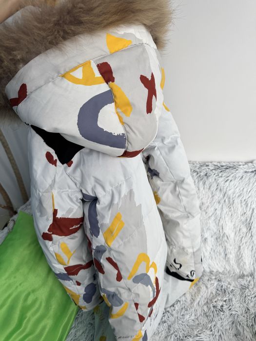 Зимова довга куртка на дівчинку/хлопчика 9-12 р