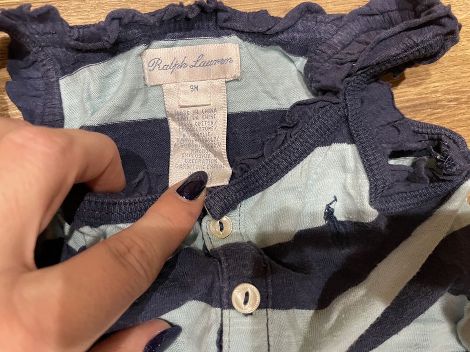 Ralph Lauren podkoszulek i sukienka rozm. 74 - 80