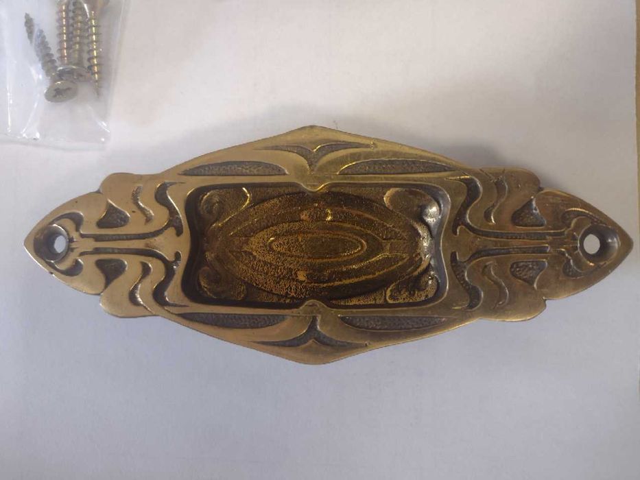 Uchwyt mosiężny wpuszczany do drzwi przesuwnych