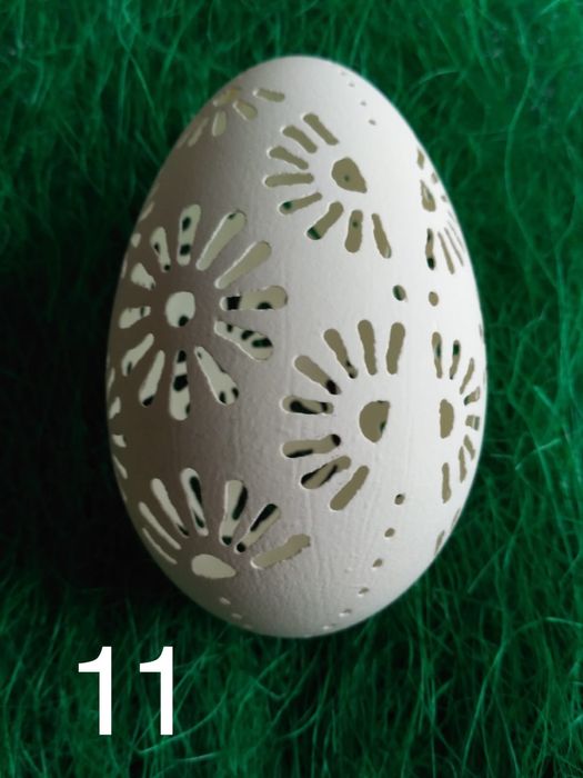 Ażurowa pisanka jajo gęsie