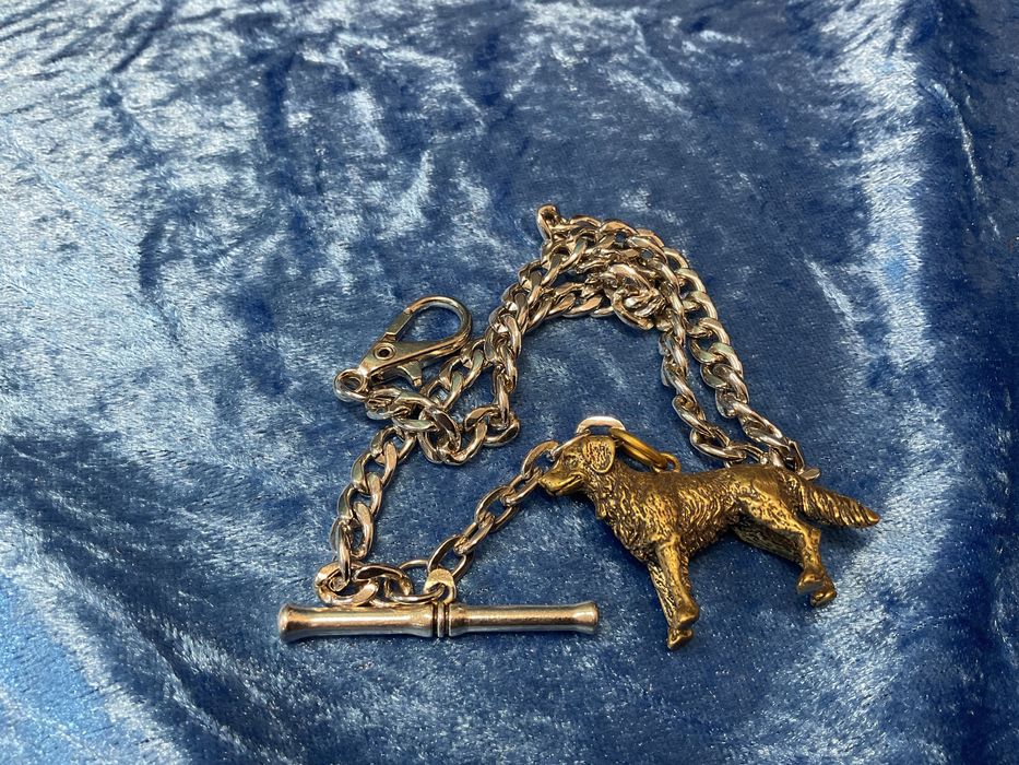 Corrente de relógio de bolso 42 cm