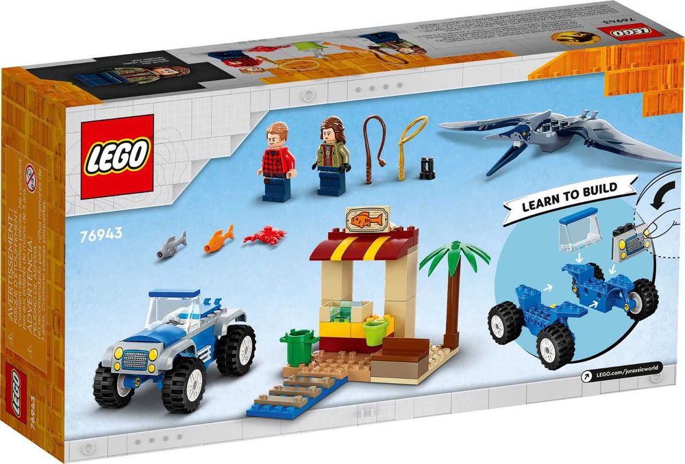 LEGO Jurassic World 76943 - Pościg za pteranodonem