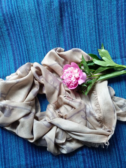 Hemisphere Szal kaszmir jedwab