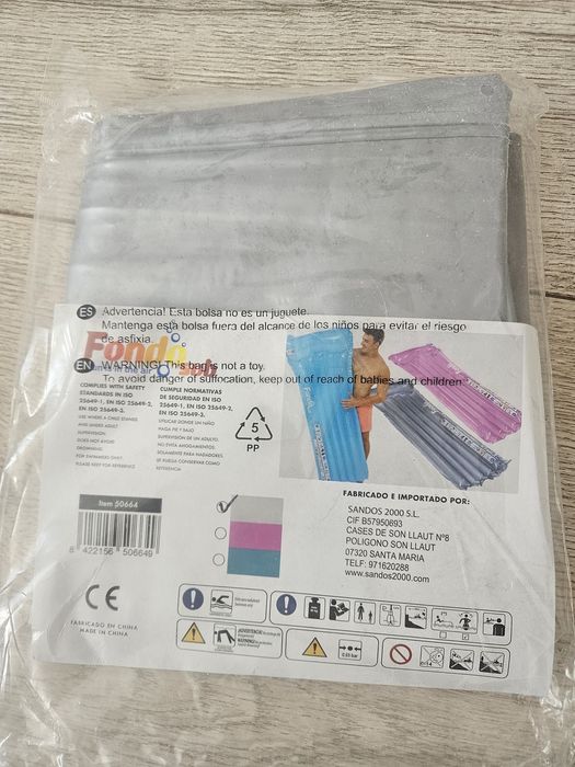 Materac dmuchany do pływania na wodę na lato