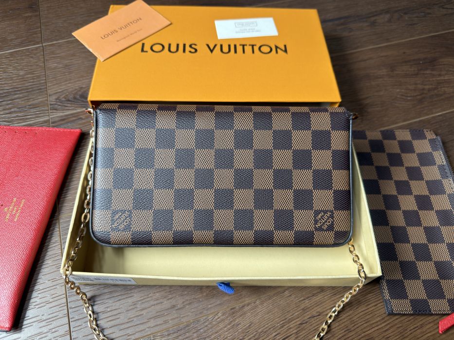 Torebka LV Louis Vuitton listonoszka brązowa z pudełkiem