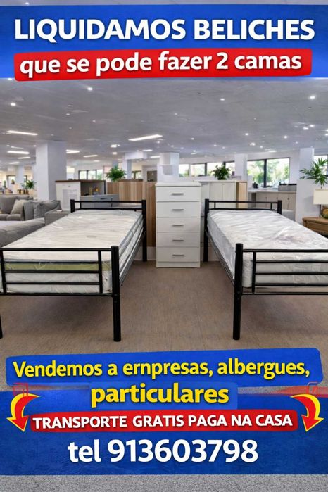 SALDOS!!BELICHE  NOVO   PAGA NA CASA