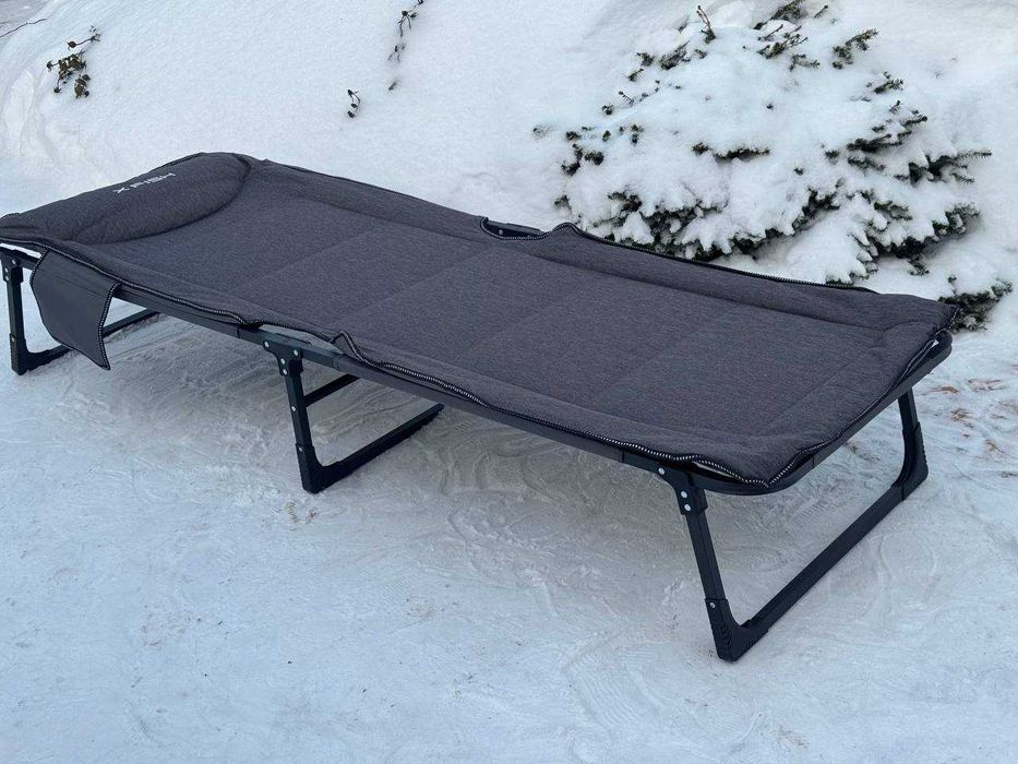 Розкладачка/розкладушка/раскладушка X-Fish Camp Bed 185х65х30cm Grey