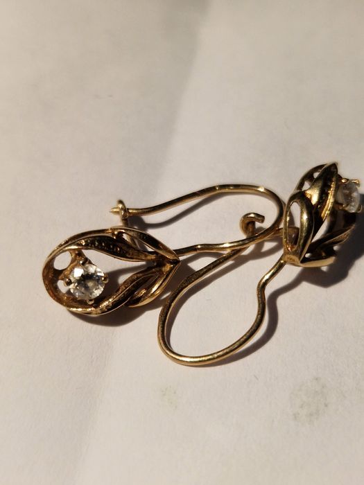 Kolczyki zlote próba 585