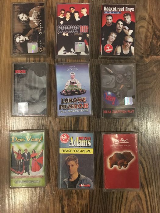 Kaseta Eros Lady Pank Kayah Brian Adams Don Vasyl