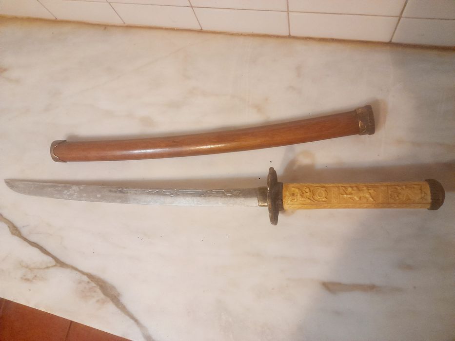 Espada Japonesa Antiga Decorativa