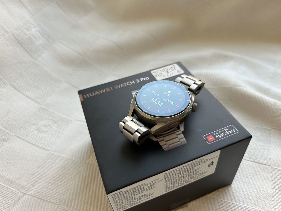 Smartwatch Huawei Watch 3 Pro Titanium- Super Stan!