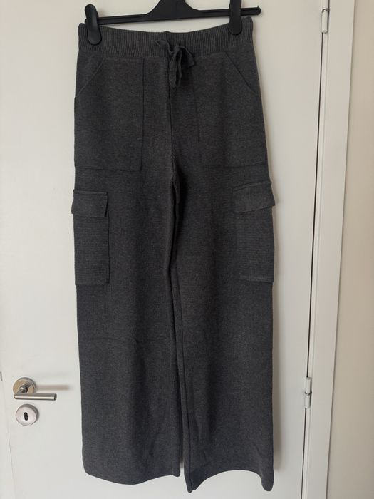 Calcas de malha macia S/M estilo cargo