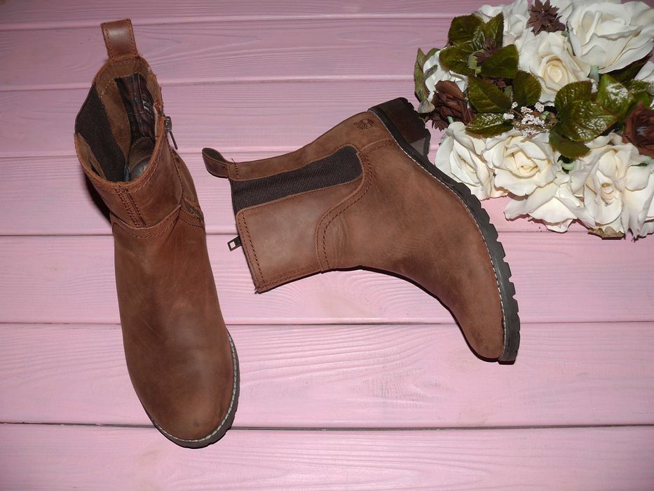 Челси Женские ботинки Timberland, нубук, р.37,5 (23,5-24см). Оригинал!