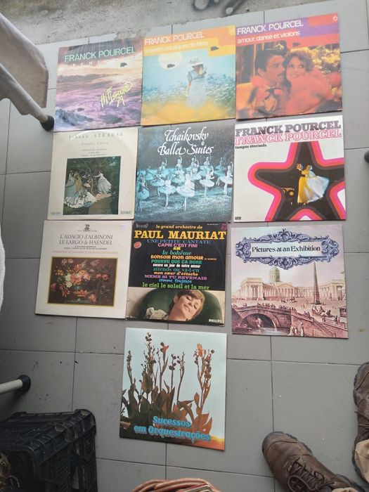 Discos clássicos de vinyl