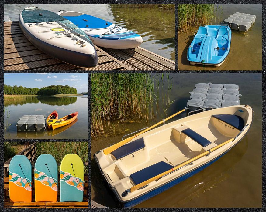 mazury, jezioro, sauna, balia, widok, łódka, pomost, dom