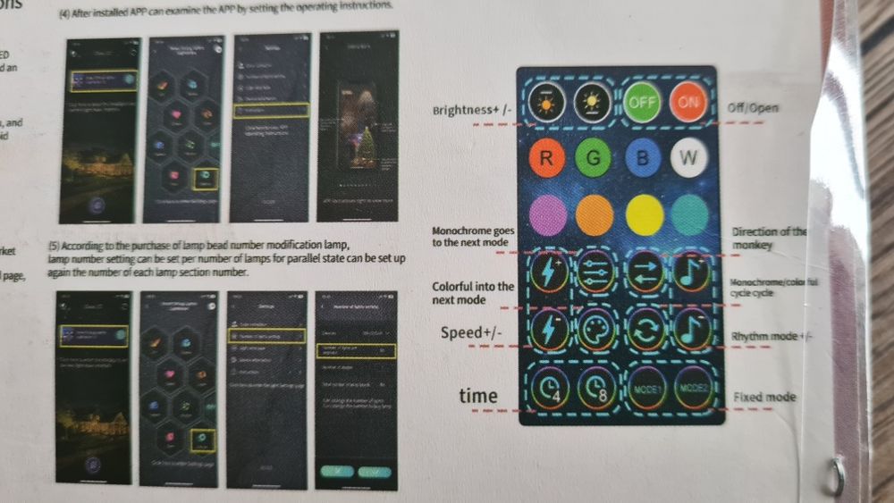 Inteligentne oświetlenie Led 10m