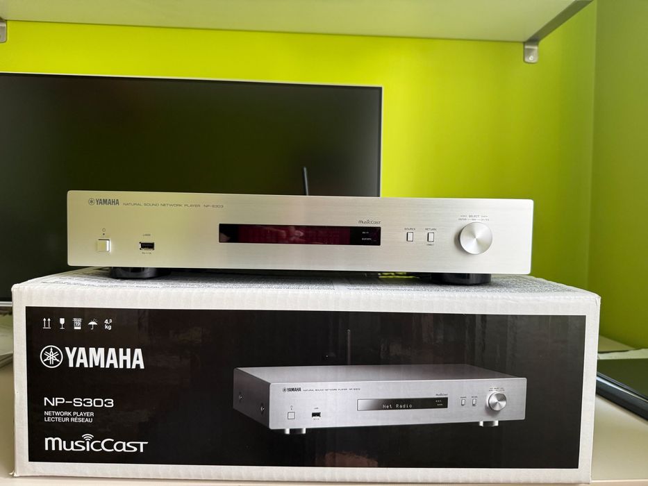 Yamaha NP-S303 Srebrny | Stan Idealny | Pełen Komplet + Box