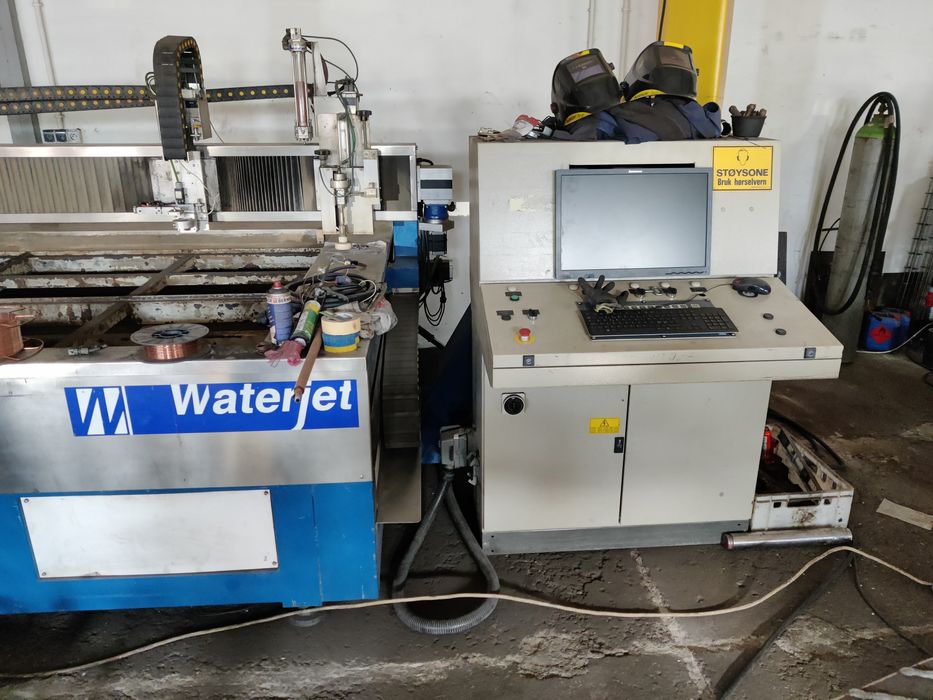 Waterjet stół wodny sterowanie cyfrowe Myplasm