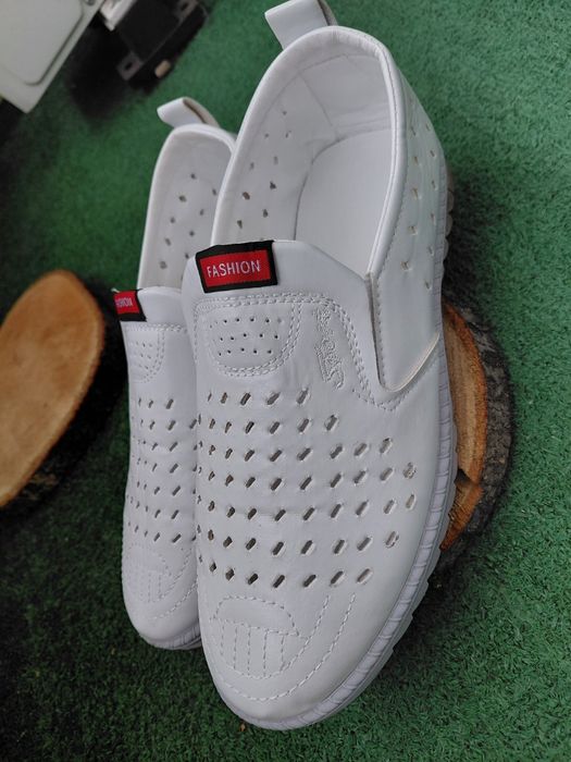 Buty męskie skórzane