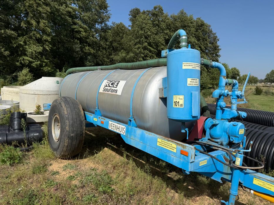 Wóz ascenizacyjny, beczkowóz 5000l beczka na wodę