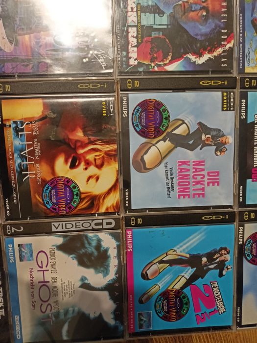 Kolekcja filmów VCD cd-i filmy na CD z lat 90-tych