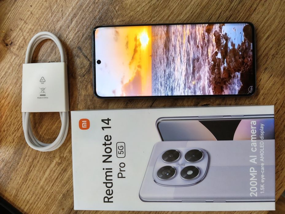 Redmi Note 14 Pro 5G • 8GB+4GB RAM / 256GB • Stan BDB • Gwarancja MediaExpert do 2028
