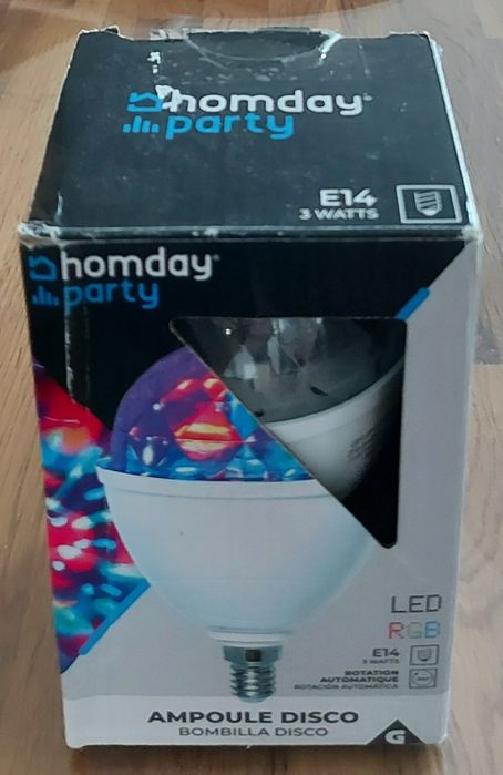 Lâmpada disco Led E14 : preço mais baixo...