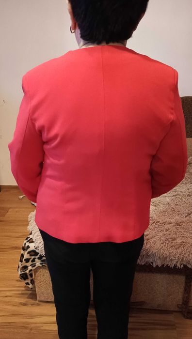 Sukienka 42 czerwona z żakietem 42