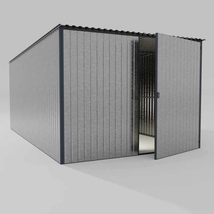 Garaz blaszany schowek blaszany magazynek 3x5