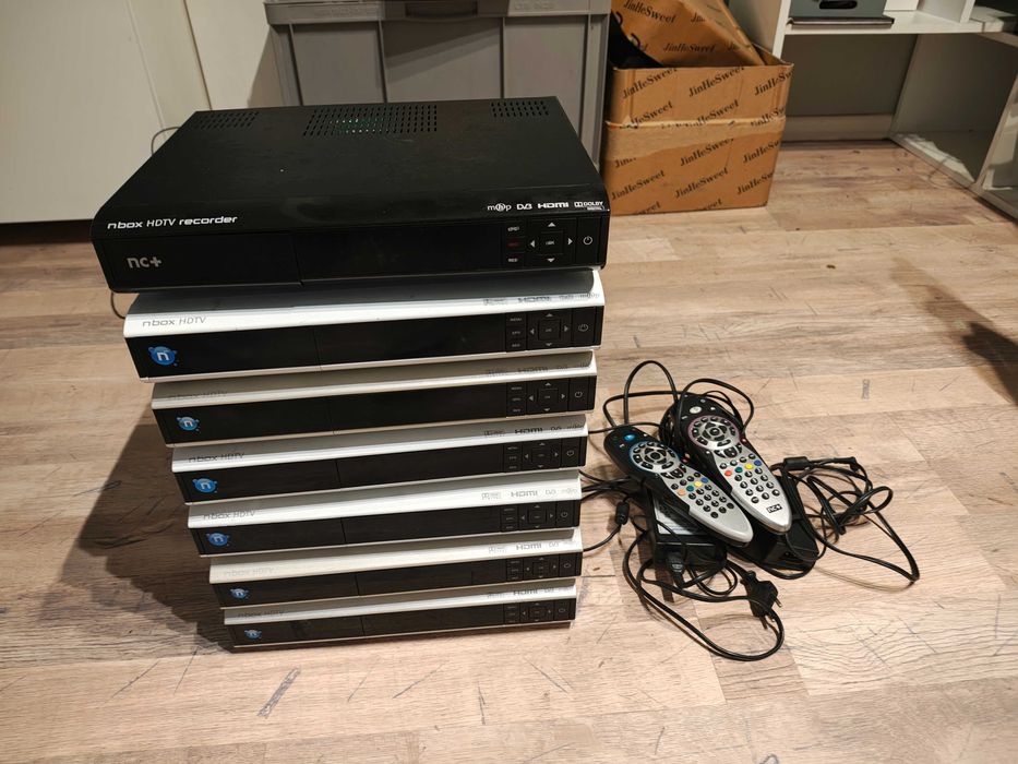 6 dekoderow Nbox BSKA Enigma2 Zestaw