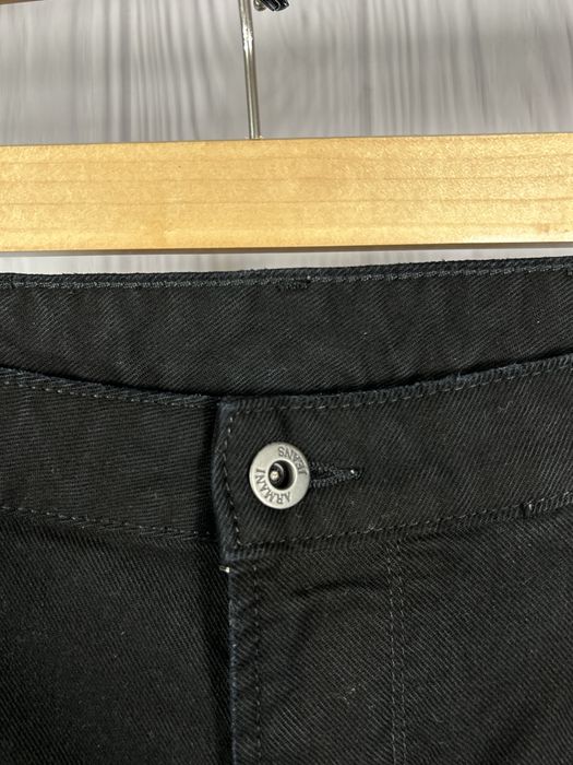 Armani Jeans Black Metal Logo джинси з гарним дизайном штани Оригінал!