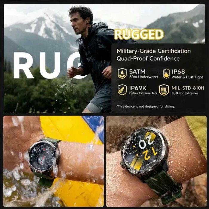 Ulefone Armor Watch Pro GPS 5ATM IP69K (Chamadas)