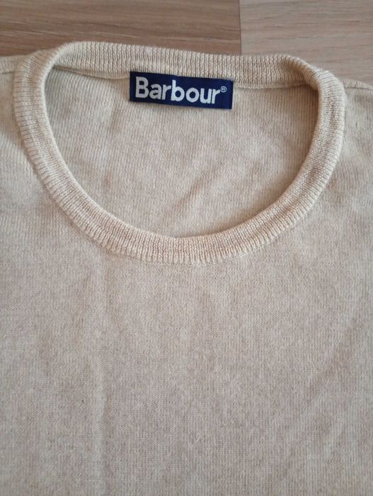 Swetr barbour beżowy