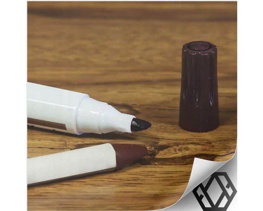 Zestaw XL Naprawczy Markery do Rys Naprawy Paneli Mebli Drzwi + Wosk