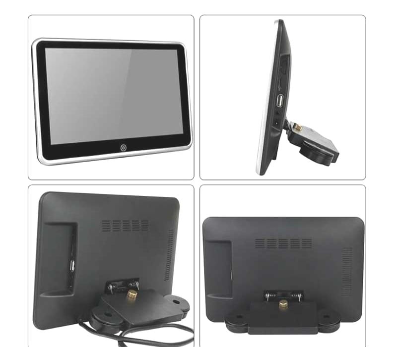 ECRÃ PARA ENCOSTO DE CABEÇA MULTIMEDIA 10 PULGADAS HD TÁCTIL USB SD
