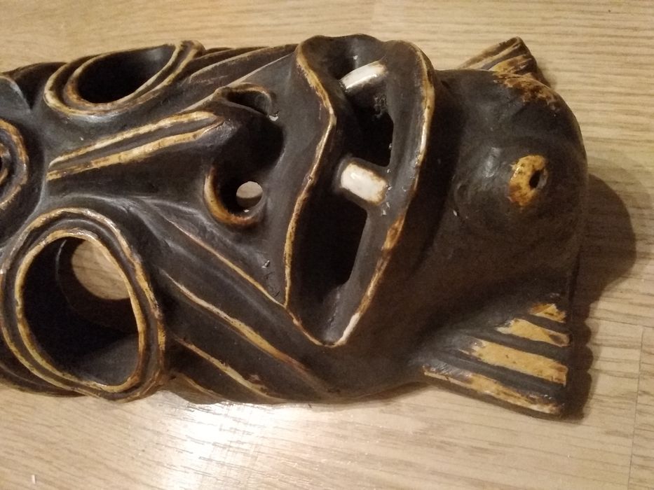 Maska ceramiczna sygnowana