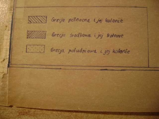 Starocie z PRL Stare dokumenty = Zestaw 3 mapek historycznych na kalce